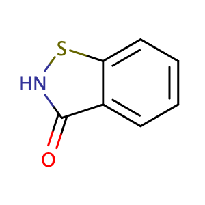 1,2-Benzisothiazol-3(2H)-one,CAS No. 2634-33-5.