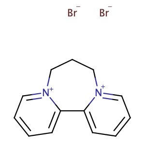 7,8-Dihydro-6H-Dipyrido[1,2-a:2',1'-c][1,4]diazepinediium dibromide,CAS No. 2895-98-9.