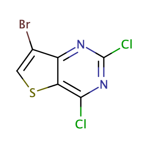 7-bromo-2,4-dichlorothieno[3,2-d]pyrimidine,CAS No. 41102-25-4.