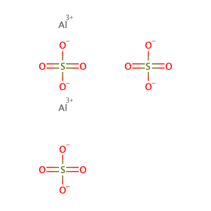 Aluminium sulfate,CAS No. 10043-01-3.