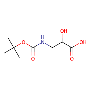 3-Amino-N-Boc-2-hydroxy-propionic acid,CAS No. 218916-64-4.