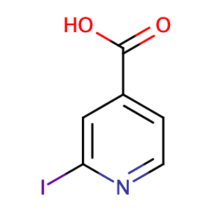 2 - Iodo - 4 - pyridinecarboxylic acid,CAS No. 58481-10-0.