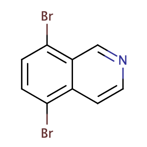 5,8-Dibromoisoquinoline,CAS No. 81045-39-8.