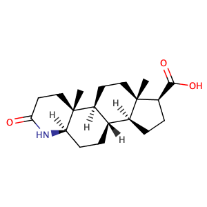 3-Oxo-4-aza-5-alpha-androstane-17-beta-carboxylic acid,CAS No. 103335-55-3.