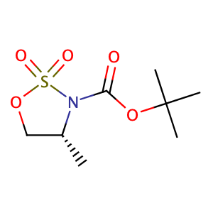 3-(tert-butyloxycarbonyl)-(R)-4-methyl-1,2,3-oxathiazolidine 2,2-dioxide,CAS No. 454248-53-4.