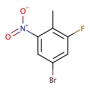 5-Bromo-1-fluoro-2-methyl-3-nitrobenzene,CAS No. 502496-34-6.