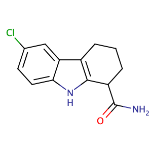 6-Chloro-2,3,4,9-tetrahydro-1H-carbazole-1-carboxamide,CAS No. 49843-98-3.
