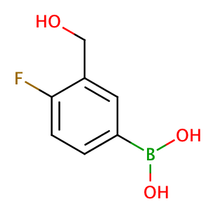 [4-Fluoro-3-(hydroxymethyl)phenyl]boronic acid,CAS No. 481681-02-1.