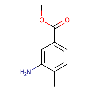 Methyl 3-amino-4-methylbenzoate,CAS No. 18595-18-1.