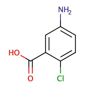 5-Amino-2-Chlorobenzoicacid,CAS No. 89-54-3.