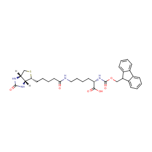 Fmoc-L-Lys(Biotin)-OH,CAS No. 146987-10-2.
