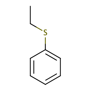 (Ethylthio)benzene,CAS No. 622-38-8.