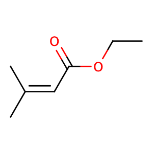 Ethyl 3-methylbut-2-enoate,CAS No. 638-10-8.