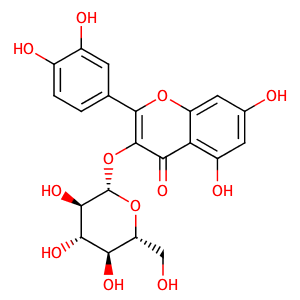 Quercetin - 3 - O - glucopyranoside,CAS No. 482-35-9.