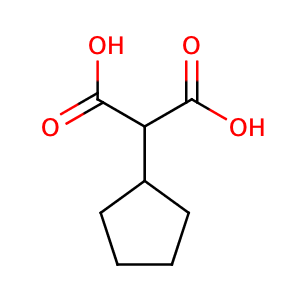 Cyclopentanemalonic acid,CAS No. 5660-81-1.