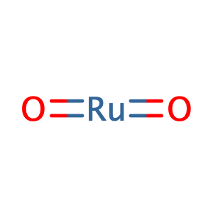 Ruthenium dioxide,CAS No. 12036-10-1.