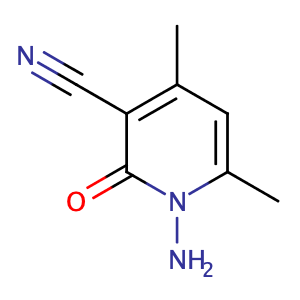 1-Amino-4,6-dimethyl-2-oxo-1,2-dihydropyridine-3-carbonitrile,CAS No. 1562-12-5.