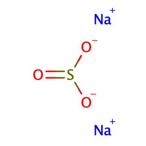 Sodium sulfite,CAS No. 7757-83-7.