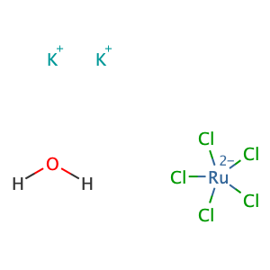 Potassium pentachlororuthenate (III) hydrate,CAS No. 14404-33-2.