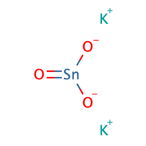 Stannate (SnO32-), potassium (1:2),CAS No. 12142-33-5.