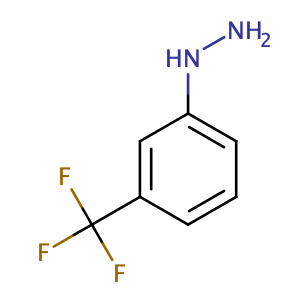 (3-(Trifluoromethyl)phenyl)hydrazine,CAS No. 368-78-5.