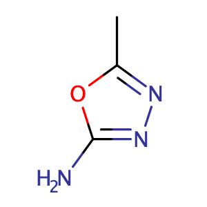 2-Amino-5-methyl-1,3,4-oxadiazol,CAS No. 52838-39-8.