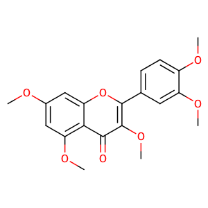 Quercetin - 3,5,7,3',4' - pentamethylether,CAS No. 1247-97-8.