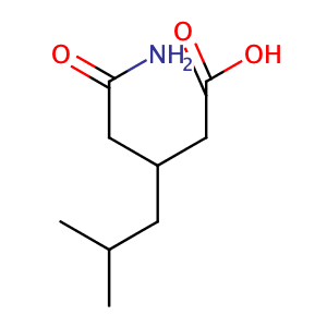 3-Carbamoymethyl-5-methylhexanoic acid,CAS No. 181289-15-6.