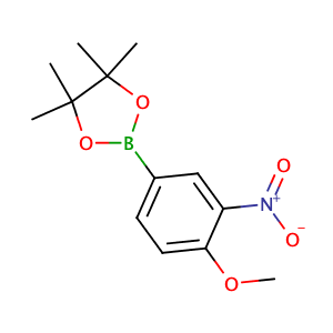 4 - Methoxy - 3 - nitrophenylboronic acid pinacol ester,CAS No. 554411-20-0.