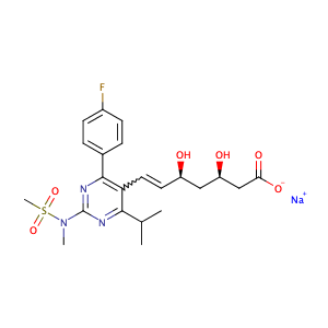 Rosuvastatin sodium,CAS No. 147098-18-8.