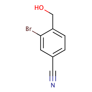 2-bromo-4-cyanobenzyl alcohol,CAS No. 90110-98-8.