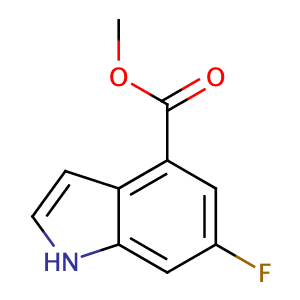 6-Fluoro-1H-indole-4-carboxylic acid methyl ester,CAS No. 1082040-43-4.