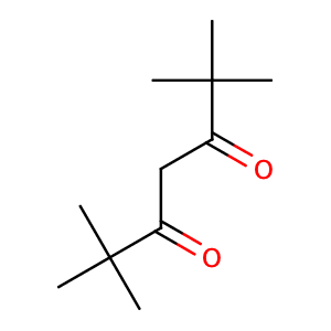 2,2,6,6-Tetramethylheptane-3,5-dione,CAS No. 1118-71-4.