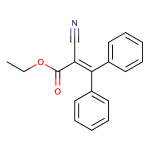 Ethyl 2-cyano-3,3-diphenylacrylate,CAS No. 5232-99-5.