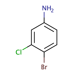 4-Bromo-3-chloroaniline,CAS No. 21402-26-6.