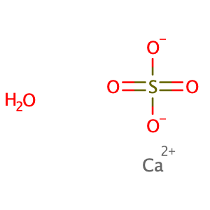 Calcium sulfate hemihydrate,CAS No. 10034-76-1.