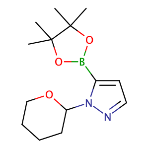 1-(Tetrahydro-2H-pyran-2-yl)-5-(4,4,5,5-tetramethyl-1,3,2-dioxaborolan-2-yl)-1H-pyrazole,CAS No. 903550-26-5.