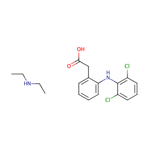 Diclofenac diethylamine,CAS No. 78213-16-8.