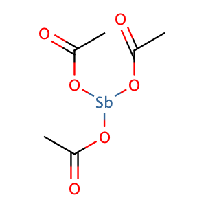 Antimony triacetate,CAS No. 6923-52-0.