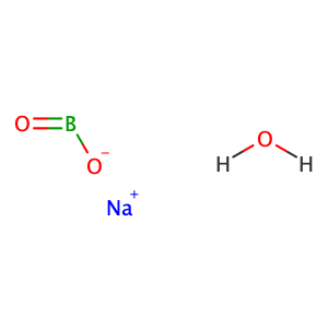 Sodium metaborate hydrate,CAS No. 15293-77-3.