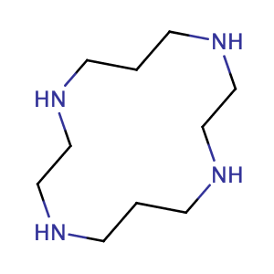 1,4,8,11-tetraazacyclo-tetradecane,CAS No. 295-37-4.