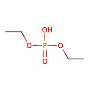 Phosphoric acid, diethyl ester,CAS No. 598-02-7.