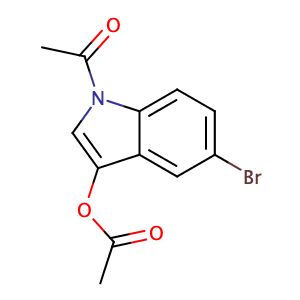 1-Acetyl-3-acetyloxy-5-bromoindole,CAS No. 33588-54-4.