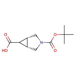 (1alpha,5alpha,6alpha)-3-Azabicyclo[3.1.0]hexane-3,6-dicarboxylic acid 3-(tert-butyl) ester,CAS No. 927679-54-7.