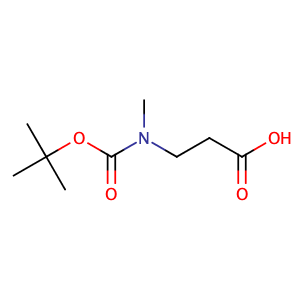 3-[(tert-Butoxycarbonyl)(methyl)amino]propanoic acid,CAS No. 124072-61-3.