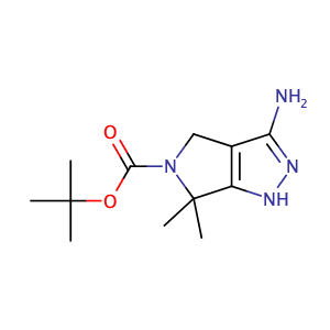 Tert-butyl 3-amino-6,6-di-methylpyrrolo[3,4-c]pyrazole-5(1H,4H,6H)-carboxylate,CAS No. 398491-61-7.