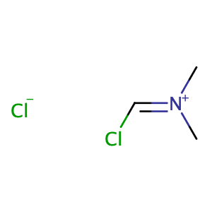 (Chloromethylene)dimethyliminium chloride,CAS No. 3724-43-4.