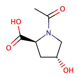 (2S,4R)-1-Acetyl-4-hydroxypyrrolidine-2-carboxylic acid,CAS No. 33996-33-7.