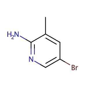 2-Amino-5-bromo-3-methylpyridine,CAS No. 3430-21-5.