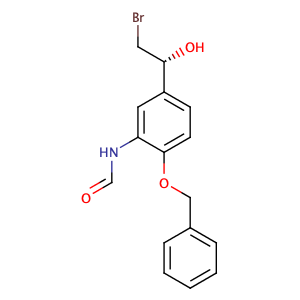 (R)-N-[5-(2-Bromo-1-hydroxyethyl)-2-(phenylmethoxy)phenyl]formamide,CAS No. 201677-59-0.